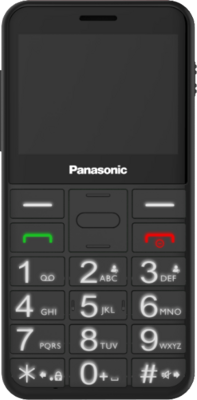 PANASONIC KX-TU150 Kártyafüggetlen Mobiltelefon időseknek - Fekete