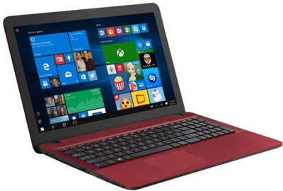 Asus VivoBook Max X541UV - 15.6" HD, Core i5-7200U, 8GB, 1TB HDD, nVidia Geforce 920MX 2GB, Microsoft Windows 10 Home - Piros Laptop