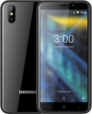 Doogee X50 DualSim Kártyafüggetlen Okostelefon - Fekete (Android)