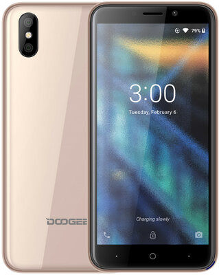 Doogee X50 DualSim Kártyafüggetlen Okostelefon - Arany (Android)