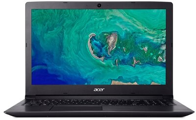 Acer Aspire 3 (A315-33-C6K4) - 15.6" HD, Celeron DualCore N3060, 4GB, 1TB HDD, Linux - Fekete Laptop