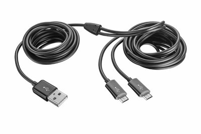 TRUST kábel Töltő USB to 2x microUSB GXT 221 Xbox One
