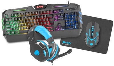 FURY Gaming Combo Set 4in1 THUNDERSTREAK