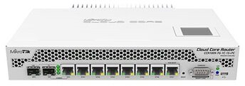 MIKROTIK Vezetékes Cloud Core Router 7x1000 Mbps + 1xSFP+ 1LAN/SFP, 2GB RAM, RouterOS L6 passzív hűtéssel