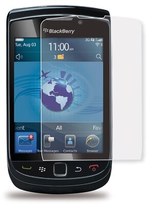 Cellularline Képernyővédő fólia, CLEAR GLASS, Blackberry 9800, 2db-os kiszerelés