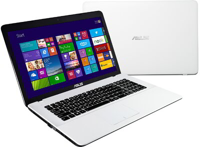Asus X751NA - 17.3" HD+, Celeron DualCore N3350, 8GB, 1TB HDD, DOS - Fehér Laptop (verzió)