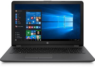 HP 250 G6 - 15.6" FULLHD, Core i3-7020U, 8GB, 256GB, AMD Radeon 520 2GB, DOS - Fekete Üzleti Laptop 3 év garanciával