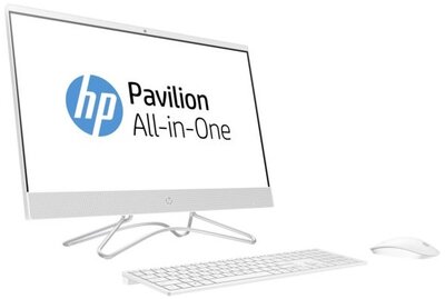 HP 24-F0000NN AIO - 23.8" FullHD, Core i5-8250U, 8GB, 128GB SSD + 1TB HDD, DOS - Fehér All In One Számítógép 3 év garanciával