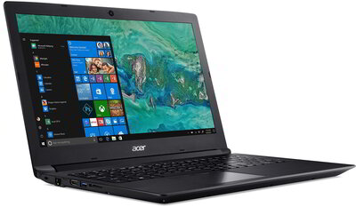 Acer Aspire 3 (A315-53-34WE) - 15.6" HD, Core i3-7020U, 4GB, 128GB SSD, Microsoft Windows 10 Home - Fekete Laptop