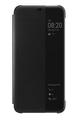 Huawei Mate 20 Lite gyári Smart Flip Tok - Fekete
