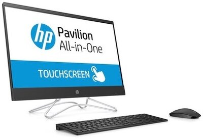 HP Pavilion 24-R100NN AIO - 23.8" FullHD, AMD Ryzen R5-2500U, 8GB, 128GB SSD + 1TB HDD, AMD Radeon Vega 8, DOS - Fehér All In One Számítógép 3 év garanciával