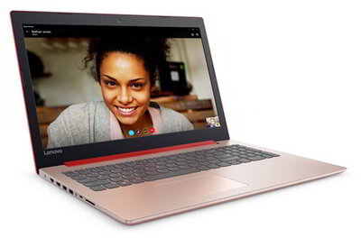 Lenovo Ideapad 320 - 15.6" HD,Celeron N3350, 4GB, 500GB HDD, Intel HD Graphics,Microsoft Windows 10 Home - Piros Laptop - WOMEN'S TOP(verzió)