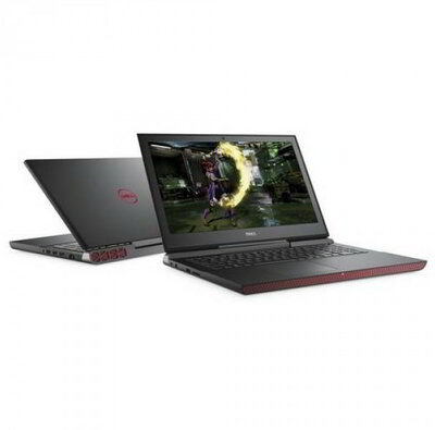 Dell Inspiron 7567 - 15.6" UHD IPS, Core i7-7700HQ, 8GB, 1TB HDD+128 GB SSD, nVidia GeForce GTX 1050 TI 4GB, Microsoft Windows 10 Home - Fekete Gamer Laptop 3 év garanciával