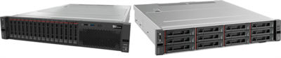LENOVO rack szerver ThinkSystem SR590 (3.5"), 1x 8C Silver 4110 2.1GHz, 1x16GB, NoHDD, 930-16i, XCC: Adv., (1+0).