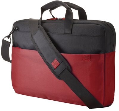 HP Laptop táska Duotone aktatáska, 15.6" Piros-fekete