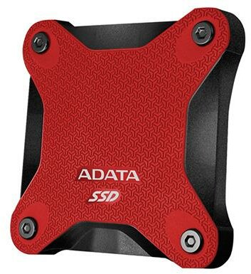 Adata SSD SD600 3D NAND, 256GB, USB 3.1 - Piros színben