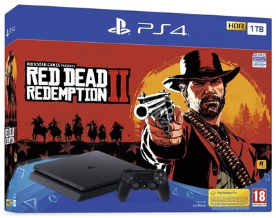 SONY PS4 Konzol 1TB + Red Dead Redemption 2