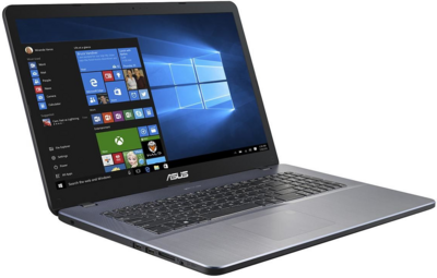 Asus VivoBook 17 (X705MB) - 17.3" FullHD, Celeron N4000, 8GB, 1TB DD, nVidia GeForce MX110 2GB, Linux - Szürke Laptop (verzió)