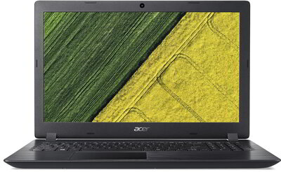 Acer Aspire 3 (A315-51-31FC) - 15.6" HD, Core i3-7020U, 4GB, 500GB HDD, Linux - Fekete Laptop