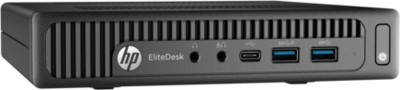 HP ELITEDESK 800 G2 Mini Asztali Számítógép - Fekete Win10 Pro (P1G90EA)