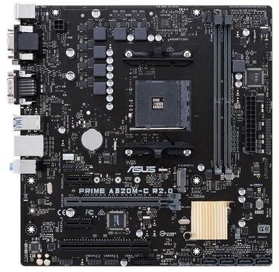 ASUS Alaplap AM4 PRIME A320M-C R2.0 AMD A320, mATX