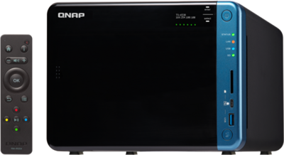 QNAP NAS 6 fiókos TS-653B-4G 4x1.5Ghz, 4GB RAM, 2x10/100/1000, 5xUSB3.0, 1xUSB Type-C, 2xHDMI, 1xPCIex-2x