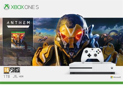 Microsoft Xbox One S Konzolcsomag 1TB + Anthem + 1 hónap EA előfizetés