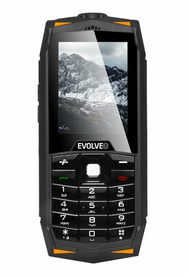Evolveo StrongPhone Z3 Kártyafüggetlen Mobiltelefon - Fekete-narancs