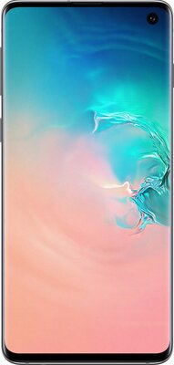 Samsung Galaxy S10 DualSIM (SM-G973) 128GB Kártyafüggetlen Okostelefon - Prism White (Android)