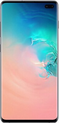 Samsung Galaxy S10+ DualSIM (SM-G975) 128GB Kártyafüggetlen Okostelefon - Prism White (Android)