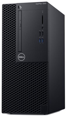 Dell Optiplex 3060 PC - Intel Core i3-8100 (3.6 GHz), 4GB, 256GB SSD, Linux - Torony házas asztali számítógép 3 év garanciával