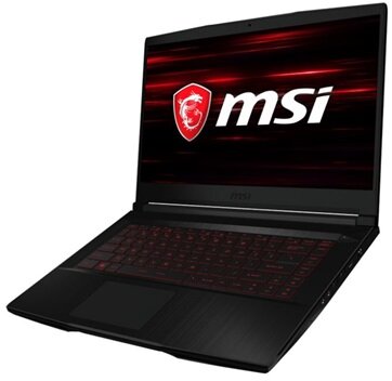 MSI GF63 8RC-448XHU -15.6" FullHD IPS, Core i7-8750H, 8GB, 1TB HDD, nVidia GeForce GTX 1050 4GB, DOS - Fekete Gamer Laptop