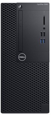 Dell Optiplex 3060 MT - Intel Core i3-8100 (3.60GHz), 8GB, 1TB HDD, Linux - Torony házas asztali számítógép 3 év garanciával