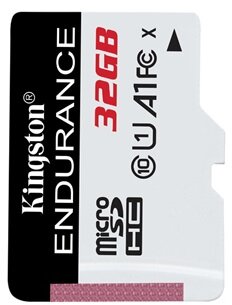KINGSTON Memóriakártya MicroSDHC 32GB CL10 A1 UHS-I High Endurance (95/30)
