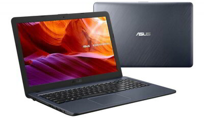 Asus VivoBook X543UA - 15.6" FullHD, Core i3-7020, 8GB, 256GB SSD, DVD író, Linux - Szürke Laptop