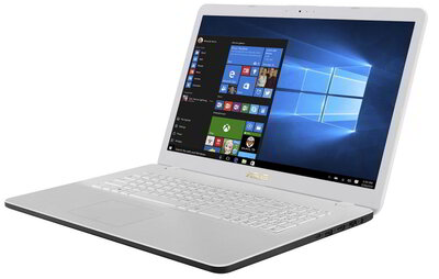 Asus VivoBook 17 (X705MA) - 17.3" FullHD, Celeron N4000, 4GB, 1TB HDD, Linux - Fehér Laptop