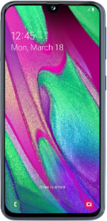 Samsung Galaxy A40 DualSIM (SM-A405) Kártyafüggetlen Okostelefon - Fekete (Android) (Bontott doboz)*