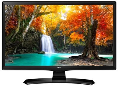 LG 28TK410V-PZ Monitor/TV - 27.5" HD (1366x768), 16:9, 250 cd/m2, 5ms, HDMI, CI slot,DVB-T2/C/S2, USB, hangszóró - Fekete