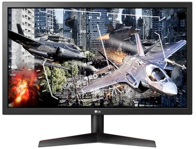 LG 24GL600F-B Gaming 144Hz TN Monitor - 23.6" FullHD (1920x1080), 16:9, 300 cd/m2, HDMIx2, DisplayPort, Headphone