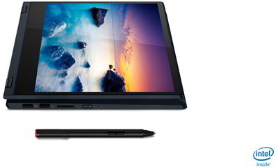Lenovo Ideapad C340 2in1 - 14.0" HD TOUCH + Aktív ceruza, Pentium DualCore 5405U, 4GB, 128GB SSD, Microsoft Windows 10 Home - Kék Átalakítható Laptop