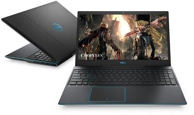 Dell G3 Gaming Laptop (3500) - 15.6" FullHD IPS, Core i5-9300H, 16GB, 512B SSD, nVidia GeForce GTX 1650 4GB, Microsoft Windows 10 Home - Éjsötét Gamer Laptop 3 év garanciával