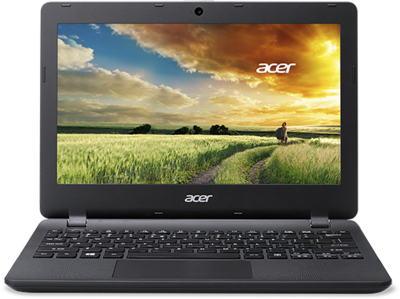 Acer Aspire ES (ES1-131-C28N) - 11.6" HD, Celeron N3050, 4GB, 32GB eMMC, Microsoft Windows 10 Home és Office 365 előfizetés - Fekete Mini Laptop (verzió)