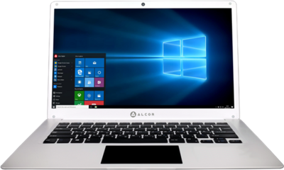 Alcor Snugbook Q1411S - 14.0" FullHD IPS, Atom QuadCore x5-Z8350, 4GB, 32GB eMMC +Free HDD port, Microsoft Windows 10 Home - Fehér Ultravékony Laptop