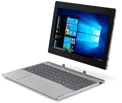 Lenovo Ideapad D330 2in1 - 10.1" FullHD IPS TOUCH, Pentium QuadCore N5000, 4GB, 128GB eMMC, Microsoft Windows 10 Home - Átalakítható Szürke Laptop