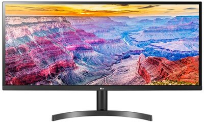 LG 34WL500-B IPS Monitor 34" (2560x1080), 21:9, 300 cd/m2, 5ms, 2xHDMI, Freesync, Fejhallgató-kimenet, HDR10