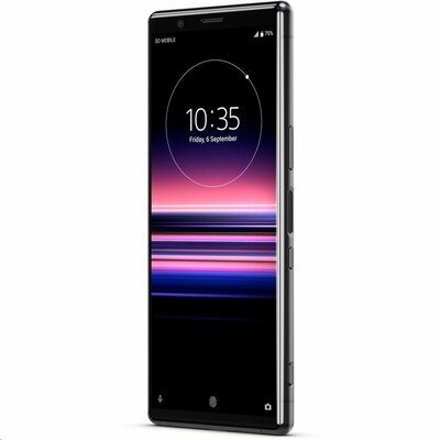 Sony Xperia 5 DualSIM Kártyafüggetlen Okostelefon - Fénylő Fekete (Android)