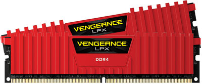 Corsair 8GB DDR4 2400MHz Vengeance LPX Red Ram