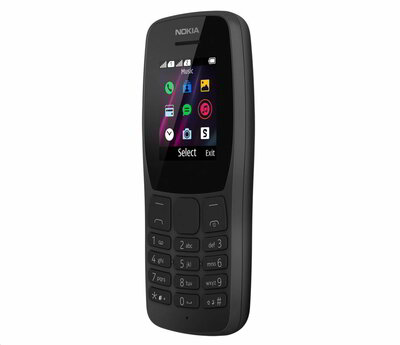 Nokia 110 DualSIM Kártyafüggetlen Mobiltelefon - Fekete