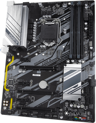 GIGABYTE Alaplap S1151 Z390 D INTEL Z390, ATX