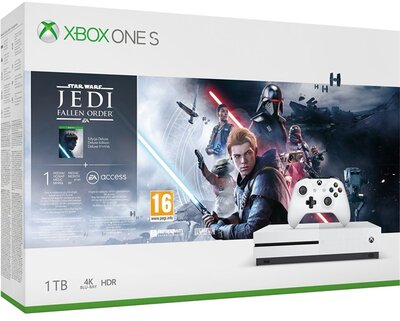 Microsoft Xbox One S 1TB Játékkonzol + Star Wars Jedi Fallen Order